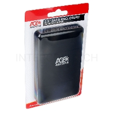 Внешний корпус для HDD/SSD AgeStar 31UBCP3C SATA пластик черный 2.5