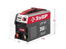 Сварочный инвертор ЗУБР СА-250К  250 А, MMA, 8400 Вт, 220 В, 1.6-6 мм