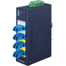 Коммутатор PLANET IFB-244-SLC Industrial 2-channel Optical Fiber Bypass Switch w/ 4x LC Single mode (-40~75 C, dual 9~48V DC/24V AC)