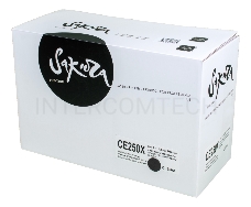 Картридж SAKURA CE250X для HPColor LaserJet CM3530MFP/CM3530fsMFP/CP3525/CP3525n/CP3525dn/CP3525x, черный,10000 к.