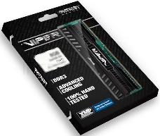 Модуль памяти Patriot DIMM DDR3 VIPER3 8Gb KIT (4GbX2) 1600MHz CL9 [PV38G160C9K] Black