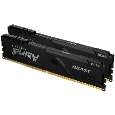 Память оперативная Kingston 8GB 3200MHz DDR4 CL16 DIMM (Kit of 2) FURY Beast Black