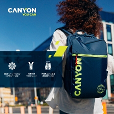 Рюкзак CANYON cabin size backpack for 15.6 laptop,polyester,navy