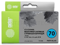 Картридж струйный Cactus CS-C9449A черный для №70 HP Designjet Z3100 (130ml)