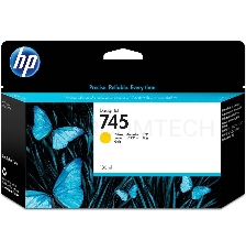 Картридж HP 745 Желтый для HP DesignJet, 130ml