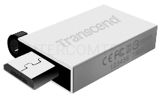 Флеш Диск Transcend 16Gb On-the-Go (OTG) TS16GJF380S USB2.0 серебристый