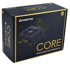 Блок питания Chieftec CORE 500W, ATX 12V 2.3 PSU,W/12cm Fan,80 plus Gold, BBS-500S Bulk