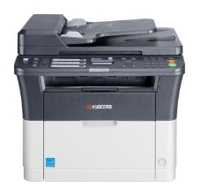 МФУ Kyocera Ecosys FS-1125MFP, лазерный принтер/сканер/копир/факс A4, 25 стр/мин, 1800x600 dpi, 64 Мб, ADF, дуплекс, подача: 251 лист., вывод: 100 лист., Ethernet, USB, ЖК-панель