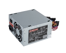 Блок питания Exegate EX219182RUS-S AB350, ATX, SC, 8cm fan, 24p+4p, 3*SATA, 2*IDE, FDD + кабель 220V с защитой от выдергивания