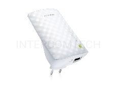 Повторитель беспроводного сигнала TP-Link SOHO RE200 10/100BASE-TX/Wi-Fi белый поставляется без кабеля RJ-45