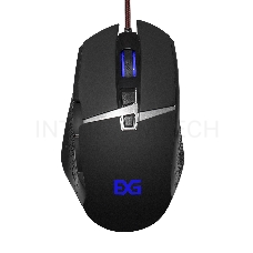 Мышь ExeGate EX289489RUS Gaming Standard Laser GML-13 (USB, лазерная, 1000/1200/3000/4000 dpi, 8 кнопок и колесо прокрутки, длина кабеля 1,5м, черная, Color box)