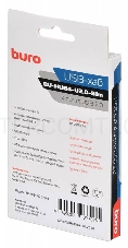 Разветвитель USB 2.0 Buro BU-HUB4-U2.0-Slim 4порт. черный