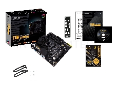 Материнская плата ASUS TUF GAMING B450M-PRO II, Socket AM4, B450, 4*DDR4, DVI+HDMI, CrossFireX, SATA3 + RAID, Audio, Gb LAN, USB 3.1*6, USB 2.0*6, COM*1 header (w/o cable), mATX ; 90MB1610-M0EAY0