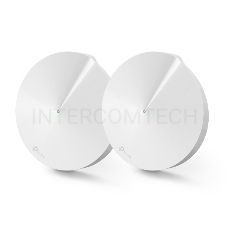 Роутер беспроводной TP-Link Deco M9 Plus (DECO M9 PLUS(2-PACK)) AC2200 10/100/1000BASE-TX белый (упак.:2шт)