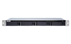 Сетевое хранилище без дисков channel QNAP TS-431XeU-8G NAS 4 HDD trays, 10 GbE SFP+, rackmount, 1 PSU. ARM 4-core Cortex-A15 Annapurna Labs AL-314 1,7 GHz, 8 GB. W/o rail kit RAIL-B02