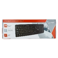 Клавиатура Gembird KB-8320U-BL черный {USB, 104 клавиши}