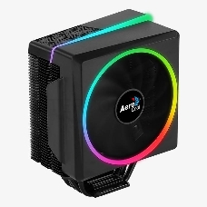 Кулер CPU Aerocool Cylon 4 (универсальный, 145W, 14-26 dB, 800-1800 rpm, 120мм, 4pin, подсветка, медь+алюминий) RTL