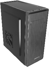 Корпус Digma DC-ATX100-U2 черный без БП ATX 2xUSB2.0 audio