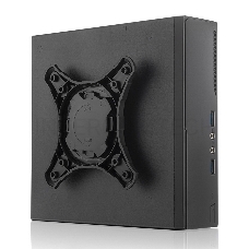 Корпус с блоком питания 120 Ватт/ Foxline FL-L01-AD120-D65 mITX case (1L),w/2xUSB3.0, VESA, CPU cooler, w/120W pwr adapter, w/pwr cord