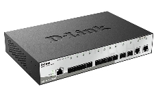 Коммутатор D-Link DGS-1210-12TS/ME Управляемый 2 уровня с 10 портами 1000Base-X SFP и 2 портами 10/100/1000Base-T