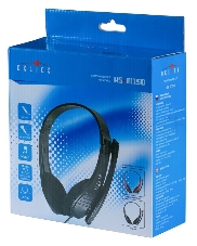 Наушники с микрофоном Oklick HS-M150 черный 2.2м накладные оголовье (NO-003N)