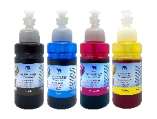 Чернила NV PRINT водорастворимые T6641 - T6644  для аппаратов Epson L100, L110, L120, L132, L200, L210, L222, L300, L312, L350, L355, L362, L366, L456, L550, L555, L566, L1300, L386, L486, L121, L3050, L3060, L3070, L364, L382,  L605, L655, L1455, комплек