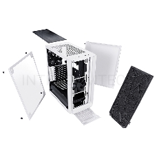 Корпус Fractal Design Meshify C White Tempered Glass FD-CA-MESH-C-WT-TGC  (700104)