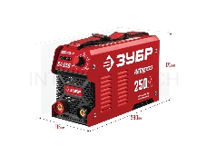 Сварочный инвертор ЗУБР СА-250  250 А, MMA, 9300 Вт, 220 В, 1.6-6 мм