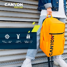 Рюкзак CANYON cabin size backpack for 15.6 laptop ,polyester ,yellow