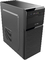 Корпус Digma DC-ATX101-U2 черный без БП ATX 2xUSB2.0 audio