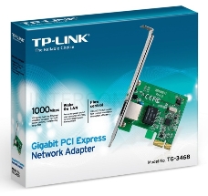 Сетевая карта TP-Link TG-3468 SOHO  32bit Gigabit PCIe, Realtek RTL8168B chipset