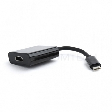 Переходник Cablexpert USB Type-C/HDMI, 15см, пакет (A-CM-HDMIF-01)