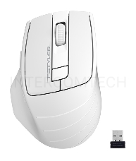 Мышь A4Tech Fstyler FG30 белый/серый оптическая (2000dpi) беспроводная USB (5but)