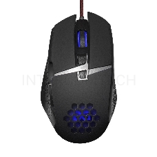 Мышь ExeGate EX289490RUS Gaming Standard Laser GML-14 (USB, лазерная, 1000/1200/3000/4000dpi, 8 кнопок и колесо прокрутки, длина кабеля 1,5м, черная, Color box)