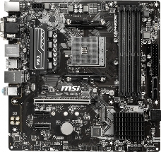 Материнская плата MSI B450M PRO-VDH MAX Soc-AM4 AMD B450 4xDDR4 mATX AC`97 8ch(7.1) GbLAN RAID+VGA+DVI+HDMI
