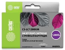 Картридж струйный Cactus CS-LC1280XM пурпурный для Brother MFC-J6510/6910DW (16,6ml)