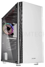 Корпус ZALMAN R2 White (3xUSB, 2xAudio, 20мм FAN, прозрачная стенка-закаленное стекло, ATX, без БП)