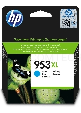 Картридж струйный HP 953XL F6U16AE голубой для HP OJP 8710/8715/8720/8730/8210/8725 (1600стр.)