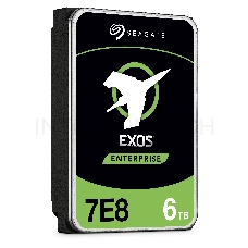Жесткий диск HDD SATA Seagate 6Tb, ST6000NM021A, Exos 7E8, 7200 rpm, 256Mb buffer (аналог ST6000NM0115)