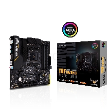 Материнская плата ASUS TUF GAMING B450M-PRO II, Socket AM4, B450, 4*DDR4, DVI+HDMI, CrossFireX, SATA3 + RAID, Audio, Gb LAN, USB 3.1*6, USB 2.0*6, COM*1 header (w/o cable), mATX ; 90MB1610-M0EAY0