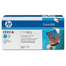 Тонер-картридж HP CE251A голубой для CLJ CM3530/CP3525 7000стр.