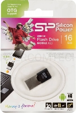 Флеш Диск Silicon Power 16Gb Mobile X20 USB2.0 серебристый