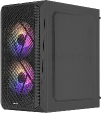 Корпус Aerocool Cs-107-A-BK-v2 (mATX, без БП, Window, USB3.0 x1, USB2.0 x1, 12cm FRGB fans x3)