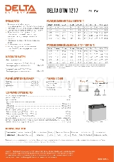 Батарея Delta DTM 1217 (12V, 17Ah)