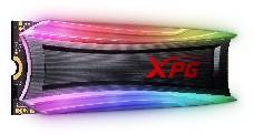 Твердотельный накопитель ADATA SPECTRIX S40G RGB SSD 256GB, 3D TLC, M.2 (2280), PCIe Gen 3.0 x4, NVMe, R3500/W1200, TBW 160