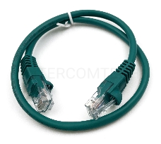 Патч-корд Buro cat5E molded 0.5м зеленый RJ-45 (m)-RJ-45 (m)