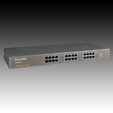 Сетевой коммутатор  TP-Link SMB  TL-SG1024 Коммутатор 24LAN 10/100/1000Mb/s Unmanagersd Gigabit Rackmount Switch