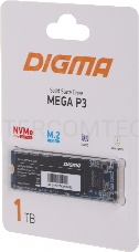 Накопитель SSD Digma PCI-E x4 1Tb DGSM3001TP33T Mega P3 M.2 2280