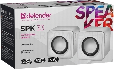 Акустическая система 2.0 DEFENDER SPK 33 WHITE (65631)