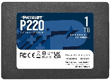 Накопитель SSD Patriot P220 1TB, SATA 2.5, P220S1TB25, 550/500, RET